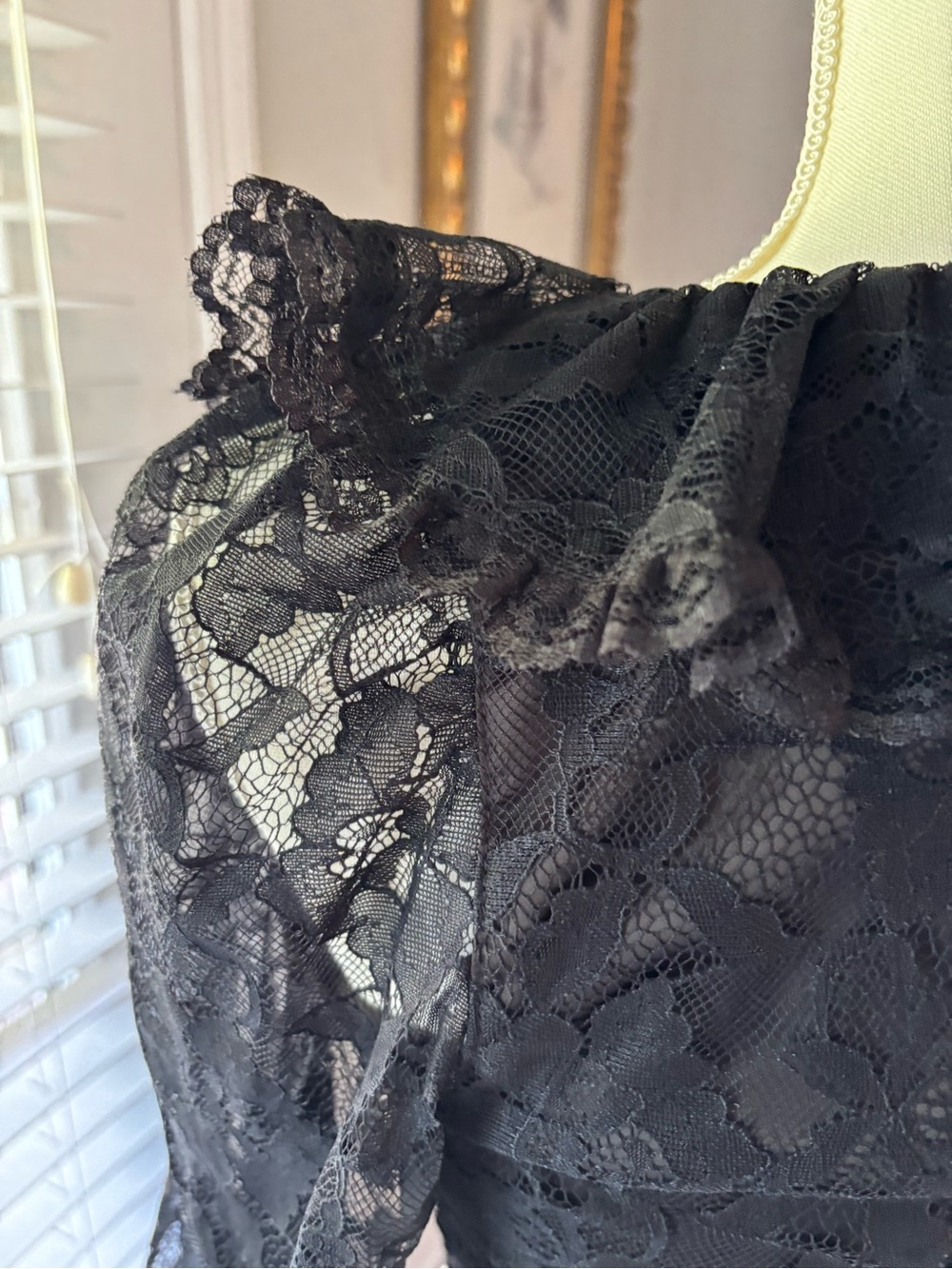 For Love & Lemons Quinn lace blouse size XS EUC - Picture 11 of 14